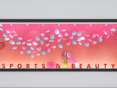 Art minimalist window 3d model