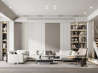 modern living room model