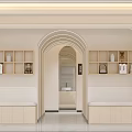 Modern Hospital Outpatient Clinic With Waiting Area Reception Desk And Medical Consultation Rooms