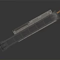 Industrial Structure Design With Metal Frame Platform And Wooden Tracks