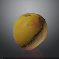 Fresh Ripe Yellow And Red Peach On Dark Background With Juicy Texture