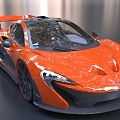 McLaren P1 sports car McLaren Supercar 3d model