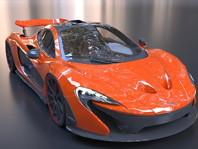 McLaren P1 sports car McLaren Supercar 3d model