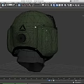 Pilot Helmet Flight Helmet Flying Helmet Low Face Number Low Model Simple Model Game Sub-era Film and Television Level Super Realistic High Precision 3d model