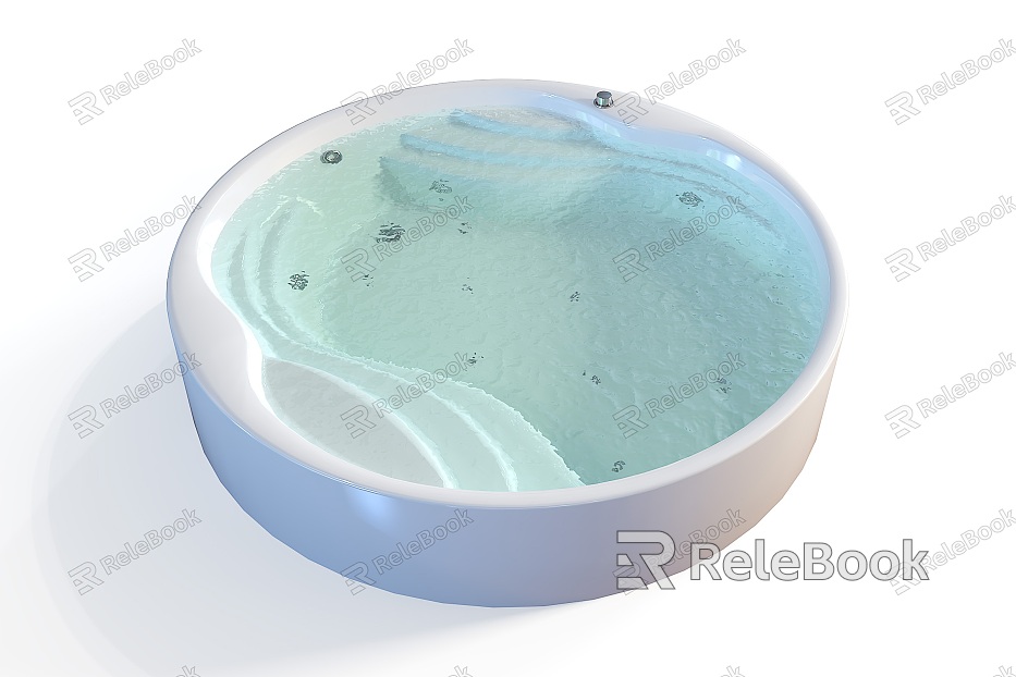 TOTO massage Surf round bathtub model