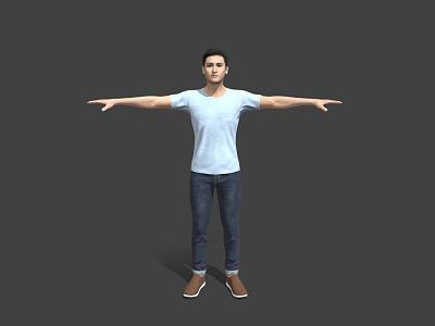 Standing man model