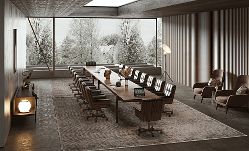 Quiet Conference Room Office Combination 3d model