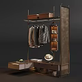 Modern Luxury Open Wardrobe Design With Dressing Table And Complete Practical Clothing Storage Functions