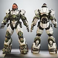 Modern Robot Warrior Robocop 3d model