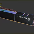 Modern memory module memory 3d model