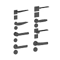 Handle door handle door handle door handle cabinet door handle 3d model