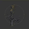 Wooden Stone Decorative Sculpture With Natural Tree Design And Artistic Base