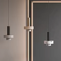 Modern chandelier 3d model