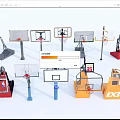 Basketball Hoops Sports Equipment Various Types Designs For Outdoor Indoor Training Use