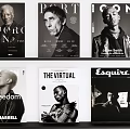 Fashion Lifestyle Books Magazines Display With Portrait Covers On Shelf