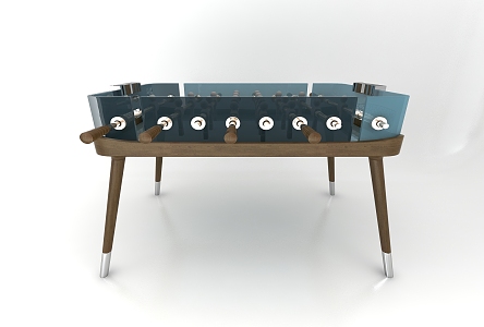 Modern table football casual table 3d model