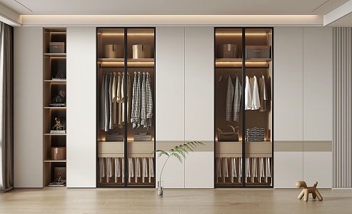 Modern Wardrobe Home Wardrobe 3d model