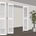 Folding door 3d model