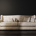 Double sofa 3d model