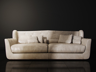 Double sofa 3d model