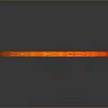 Fresh Ripe Orange Slice With Juicy Pulp And Bright Peel On Dark Background