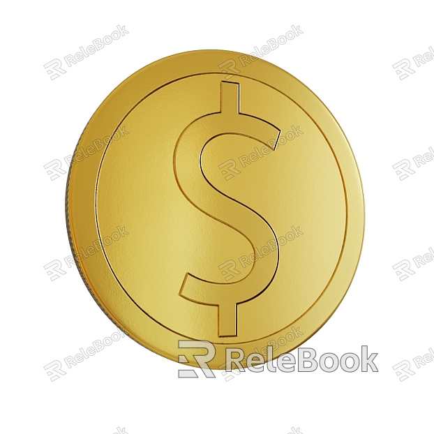 Modern gold coins model