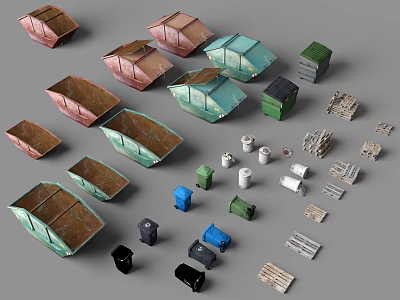 Diverse Pergola Models With Various Colors Materials And Design Variations 3d model