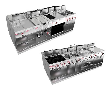 Modern Kitchen Equipment Catering Kitchen Equipment 3d model