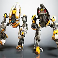 Modern Robot Warrior Robocop 3d model
