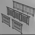Various Decorative Metal Railings With Intricate Patterns And Unique Designs