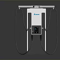 Aroya Electric Vehicle Charger With Digital Display Screen And Charging Cables