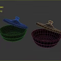Two Brown Woven Bowls With Lids Practical Daily Living Essentials For Home