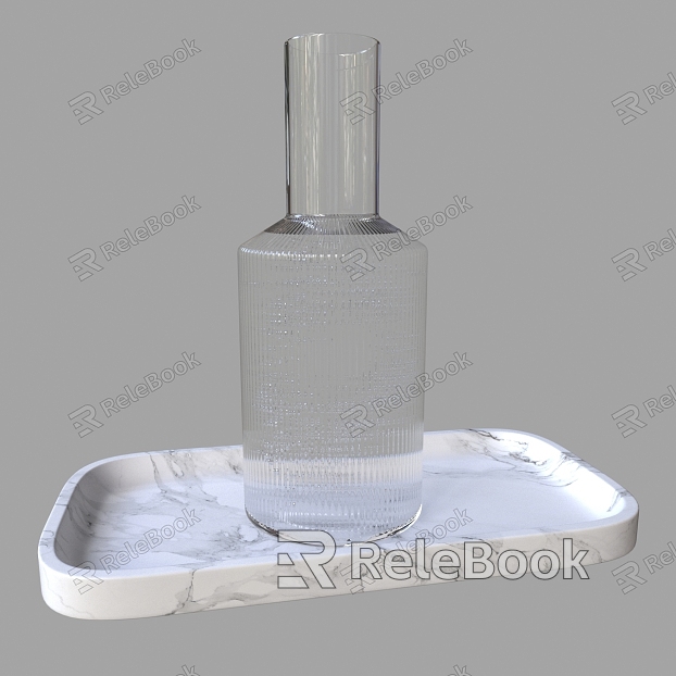 Glass Bottle Cup Bottle Water Bottle Juice Bottle model