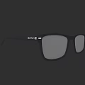 RayBan Black Square Frame Sunglasses With Gray Lenses And Classic Style