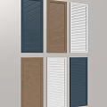 Modern shutter door shutter 3d model