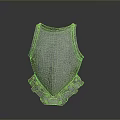 Silver Metal Armor Vest With Rustic Texture For Home Decoration