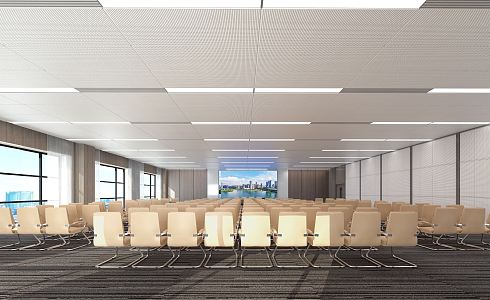 Modern Conference Room 3d model