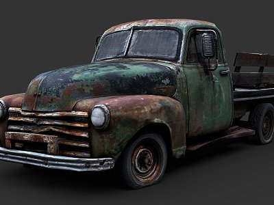 Old Truck 3d model