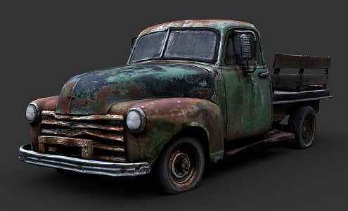 Old Truck 3d model