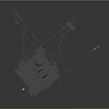 Industrial Metal Communication Tower With Ladder Antenna Equipment And Platform Structure