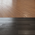 Modern Wood Flooring Walnut Flooring 3d model