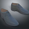 Stylish Gray Lace Up Leather Shoes For Formal And Casual Occasions