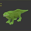 Lizard Anime Lizard Chameleon Cartoon Lizard Reptile Cold Blooded Animal Reptile Class 3d model