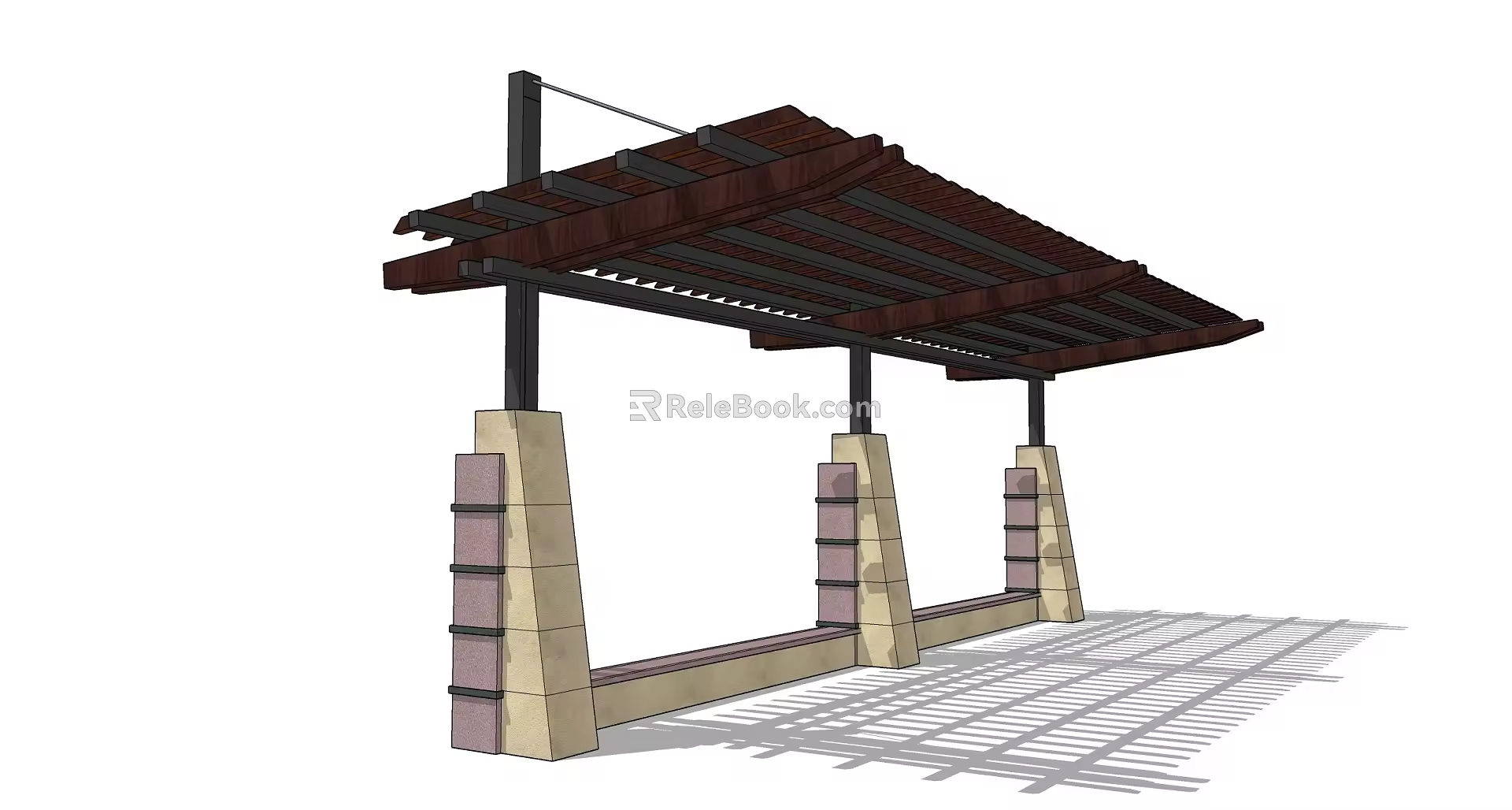 Signature gallery pavilion 3d model