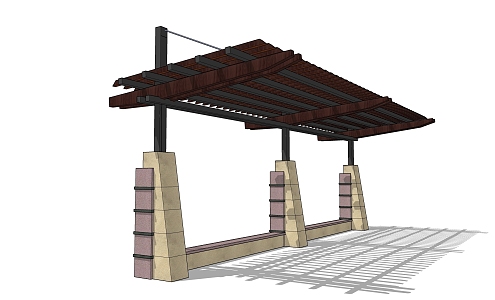 Signature gallery pavilion 3d model