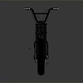 Modern Electric Bicycle With Black Frame Gray Seat And Rear Cargo Rack
