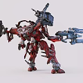 Trendy Play Robot Armored Core Game Role Game Figure Movie Role Toy Decoration Toy Decoration Hand-held 3d model