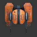 modern robot 3d model