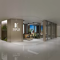 Modern Kohler Kitchen Showroom Interior With Glass Doors And Green Plants