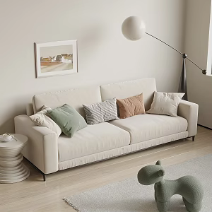 Modern double sofa 3d model